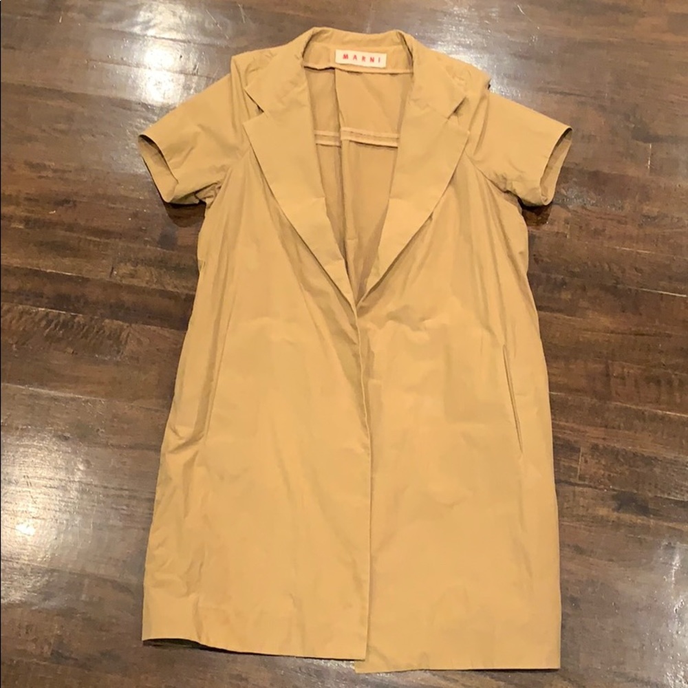 MARNI Open Jacket Short Sleeve Made in Italy Sz 42
